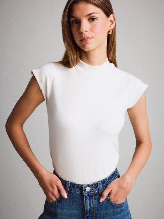 تیشرت زنانه بژ دفکتو