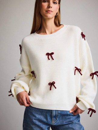 پلیور زنانه بژ دفکتو