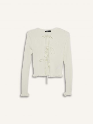 ژاکت زنانه سفید دفکتو