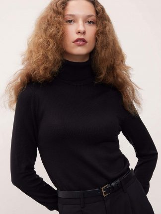 پلیور زنانه مشکی دفکتو