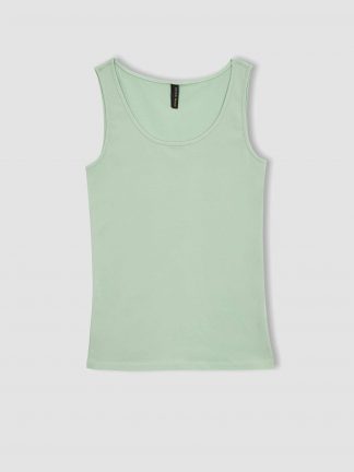 تاپ زنانه نعنایی دفکتو