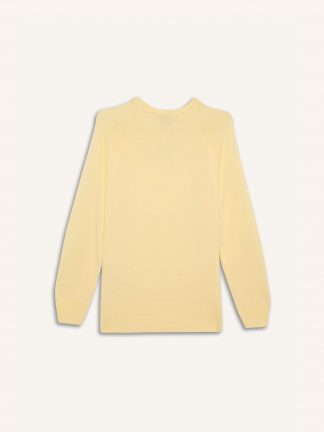 پلیور زنانه زرد روشن دفکتو