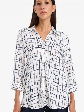 شومیز زنانه سفید دفکتو