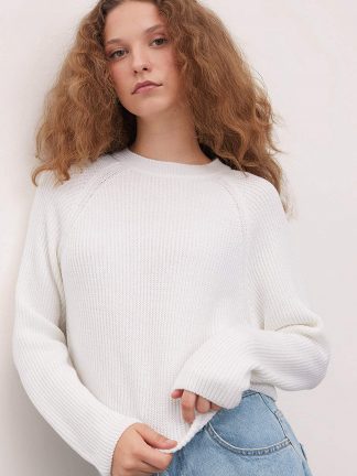 پلیور زنانه بژ دفکتو