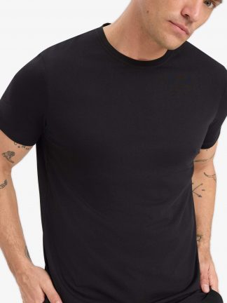 تی شرت مردانه مشکی دفکتو