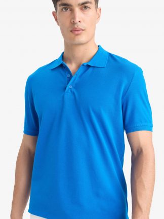 پولوشرت مردانه آبی دفکتو