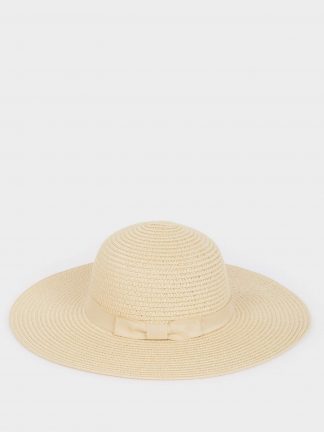 کلاه زنانه بژ دفکتو