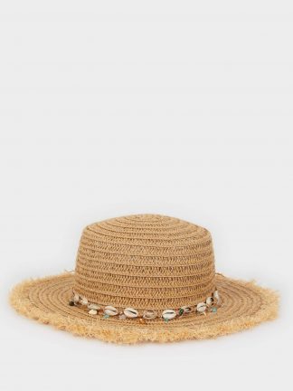 کلاه زنانه بژ دفکتو