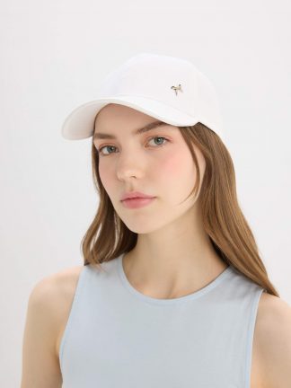 کلاه کپ زنانه سفید دفکتو