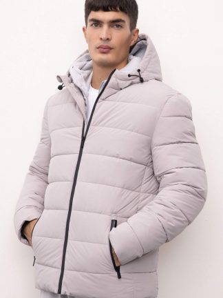 کاپشن مردانه بژ دفکتو