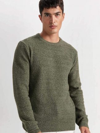 پلیور مردانه خاکی دفکتو