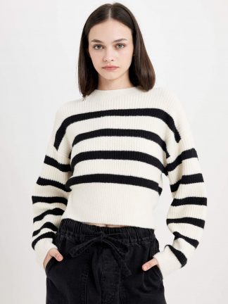 پلیور زنانه مشکی دفکتو