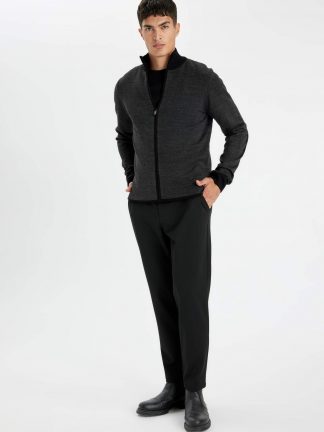 ژاکت مردانه مشکی دفکتو