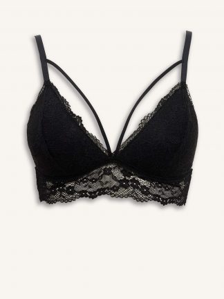 سوتین زنانه مشکی دفکتو