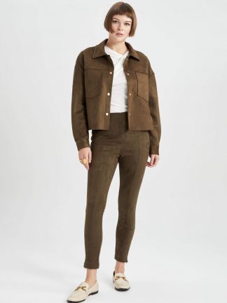 لگینگ زنانه خاکی دفکتو