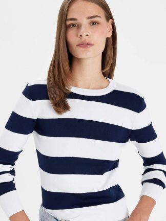 پلیور زنانه سرمه ای دفکتو