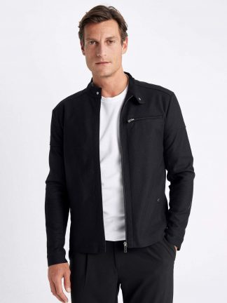 کاپشن مردانه مشکی دفکتو