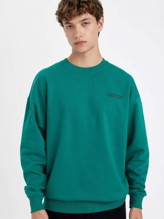 سویشرت مردانه سبز دفکتو