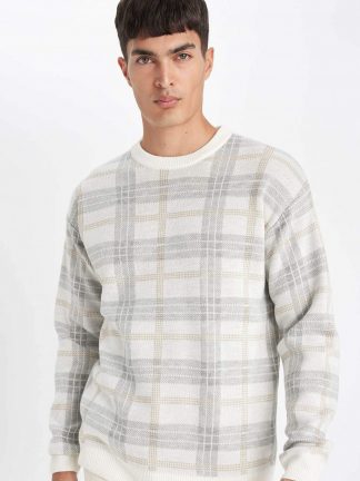 پلیور مردانه بژ دفکتو