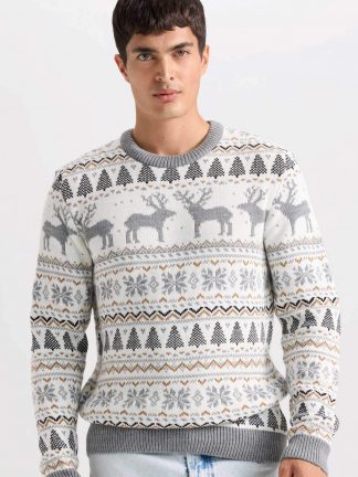 پلیور مردانه بژ دفکتو