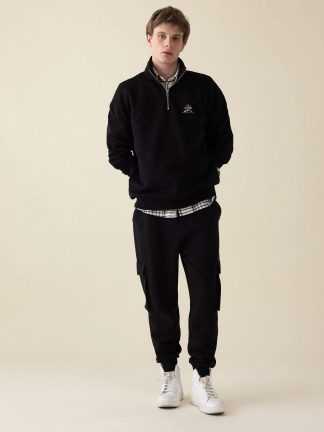 شلوار راحتی مردانه مشکی دفکتو