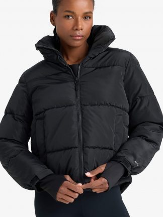 کاپشن زنانه مشکی دفکتو