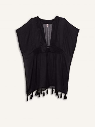 لباس ساحلی زنانه مشکی دفکتو