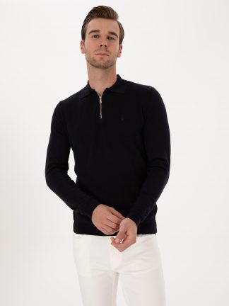 پلیور مردانه سرمه ای کاشارل