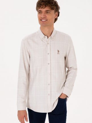 پیراهن آستین بلند مردانه یو اس پولو