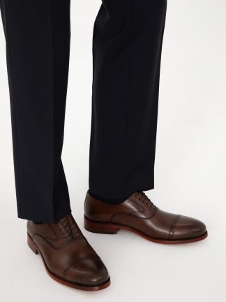 کفش رسمی مردانه قهوه ای کاشارل