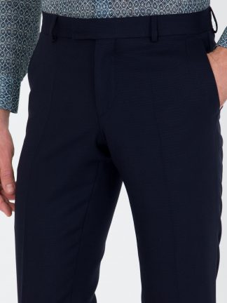 شلوار پارچه ای مردانه سرمه ای کاشارل