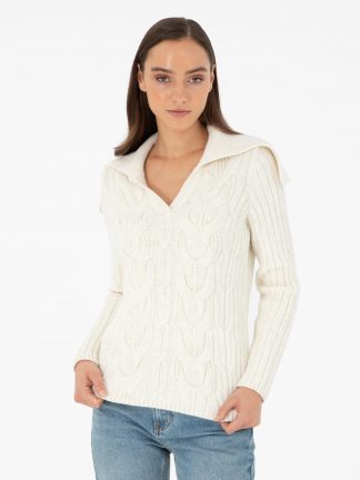 پلیور زنانه بژ پیرکاردین