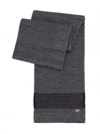 شال مردانه خاکستری تیره یو اس پولو