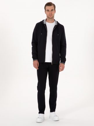 سویشرت مردانه سرمه ای کاشارل