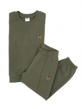 لباس راحتی پسرانه خاکی روشن یو اس پولو
