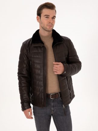 کاپشن مردانه قهوه ای کاشارل