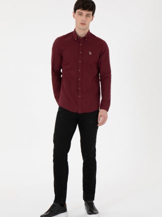 شلوار جین اسلیم فیت مردانه مشکی یو اس پولو