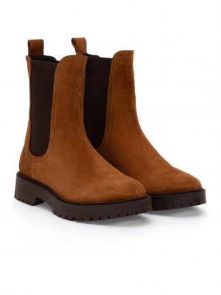 بوت و نیم بوت زنانه قهوه ای یو اس پولو