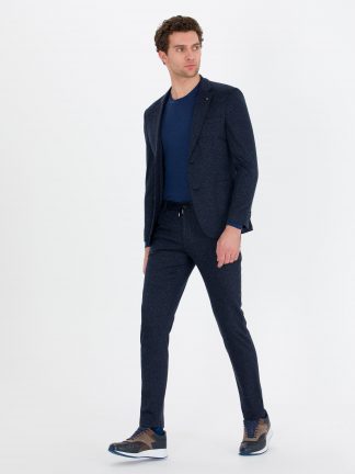 شلوار پارچه ای مردانه سرمه ای کاشارل