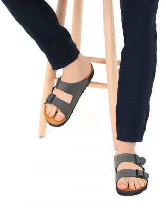 دمپایی مردانه آبی نفتی کاشارل