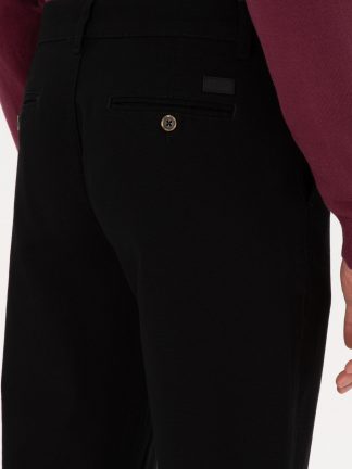 شلوار کتان مردانه مشکی یو اس پولو