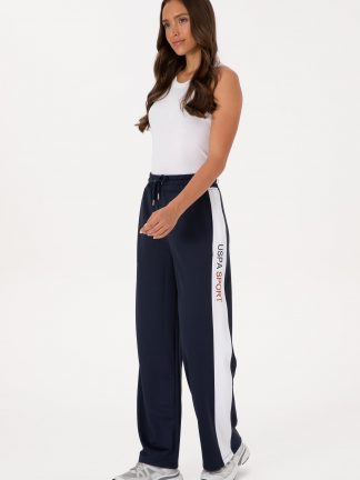 شلوار راحتی زنانه سرمه ای یو اس پولو