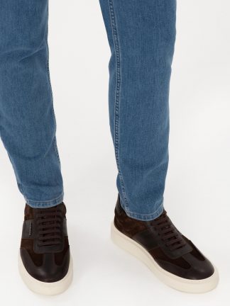 کفش کتانی و اسپرت مردانه قهوه ای کاشارل