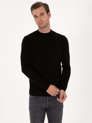 پلیور مردانه مشکی کاشارل