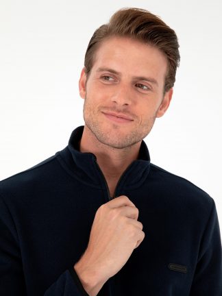 سویشرت مردانه سرمه ای پیرکاردین