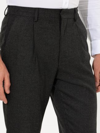 شلوار پارچه ای مردانه مشکی کاشارل