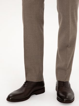 کفش رسمی مردانه قهوه ای کاشارل