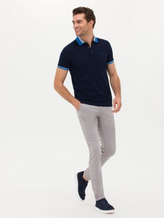 شلوار کتان مردانه طوسی کاشارل