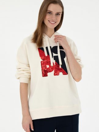 هودی زنانه کرم یو اس پولو