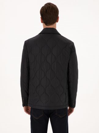 کاپشن مردانه سرمه ای کاشارل